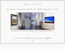 Tablet Screenshot of donstinson.com